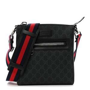 Gucci Gg Supreme Web Small Flat #253486G99B